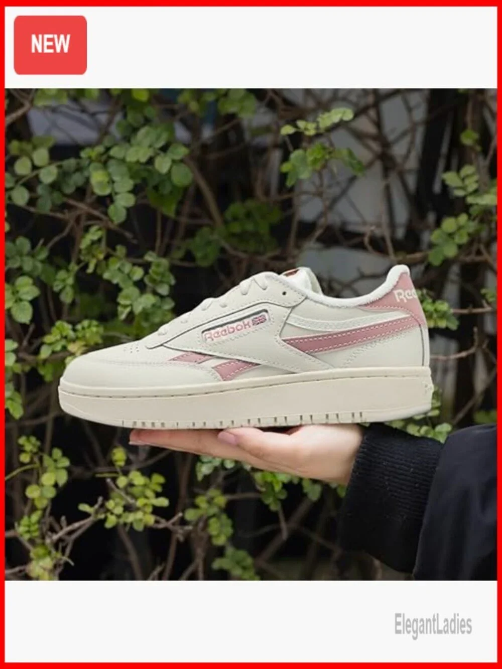 Platform Sneakers with Leather Upper, All-Day Comfort for Casual Wear